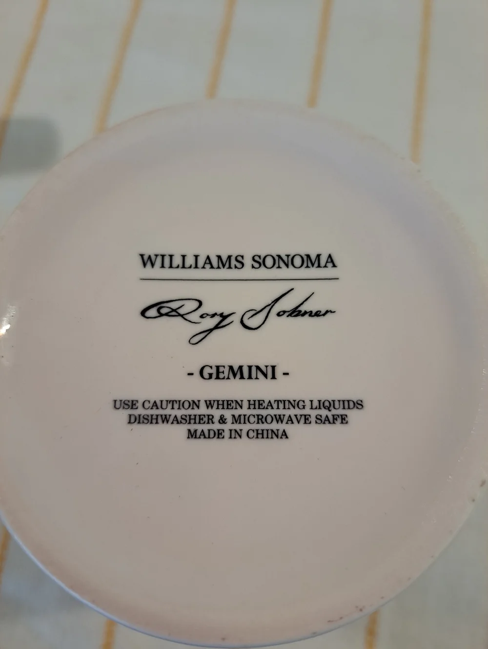 Williams Sonoma Gemini Zodiac Mug Rory Dobner Owls Astrology Coffee Tea Cup - Picture 4 of 6
